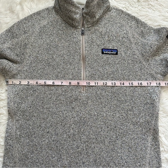 Patagonia Jacket Women's Better Sweater 1/4-Zip Fleece Pullover Pelican Sz S - Picture 10 of 12